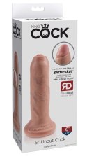 King Cock 6in. Uncut - Flesh