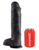 KC 11" Cock with Balls Dark