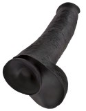 King Cock 15" Cock w Balls Dar