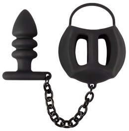 Black Velvets Ball cage with a