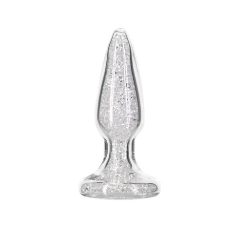 Pillow Talk - Fancy Luxurious Glass Anal Plug with Bonus Bullet