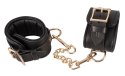 Leather Handcuffs gold