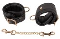 Leather Handcuffs gold