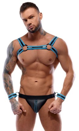 Men's Jock set black/blue L