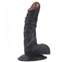 Rocket john 7,3 inch black realistic dildo 7,3 inch / 18,5 cm