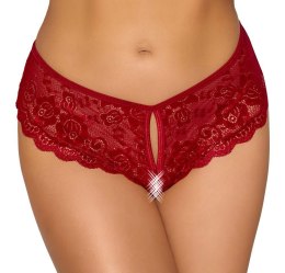 Crotchless panty red XL