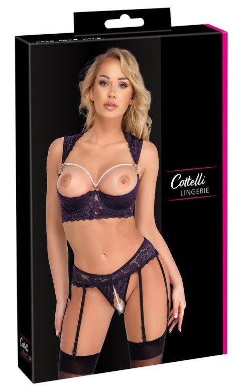 Shelf Bra Set Purple 75B/S